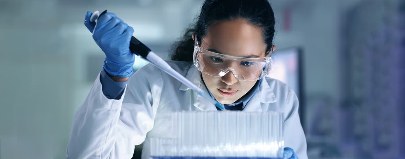 Biotechnology laboratory research